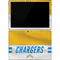 NFL Los Angeles Chargers White Striped Surface Pro 7 Skin