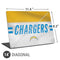 NFL Los Angeles Chargers White Striped Universal Laptop 14in (11.4 x 8.2in) Skin
