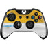 NFL Los Angeles Chargers White Striped Xbox One Controller Skin