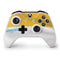 NFL Los Angeles Chargers White Striped Xbox One S Controller Skin