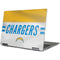 NFL Los Angeles Chargers White Striped Yoga 710 14in Skin