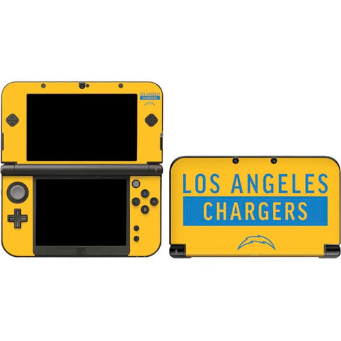 NFL Los Angeles Chargers Yellow Performance Series 3DS XL 2015 Skin