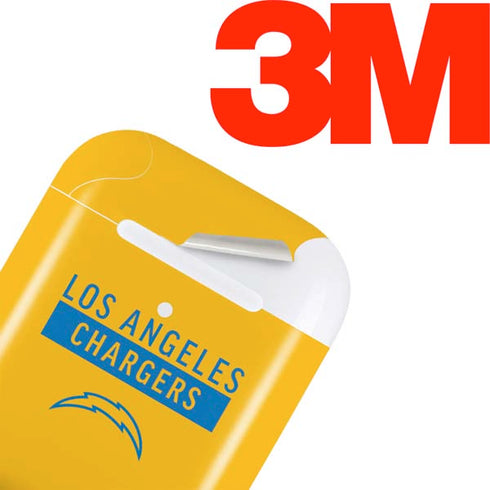 NFL Los Angeles Chargers Yellow Performance Series Apple AirPods 2 Skin