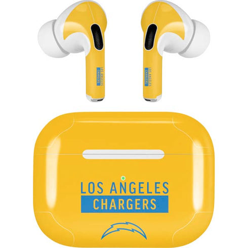 NFL Los Angeles Chargers Yellow Performance Series Apple AirPods Pro Skin