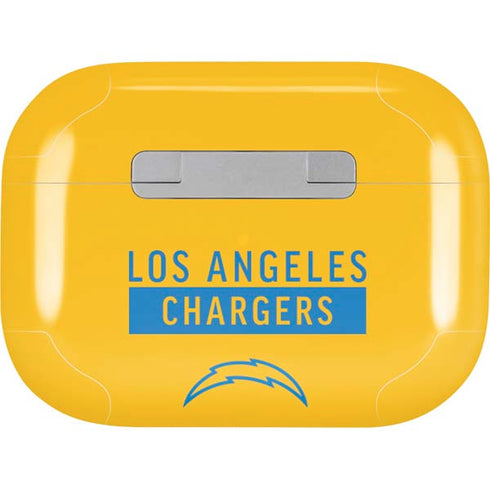 NFL Los Angeles Chargers Yellow Performance Series Apple AirPods Pro Skin