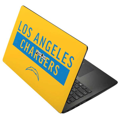 NFL Los Angeles Chargers Yellow Performance Series Asus X502CA 15.6 Skin