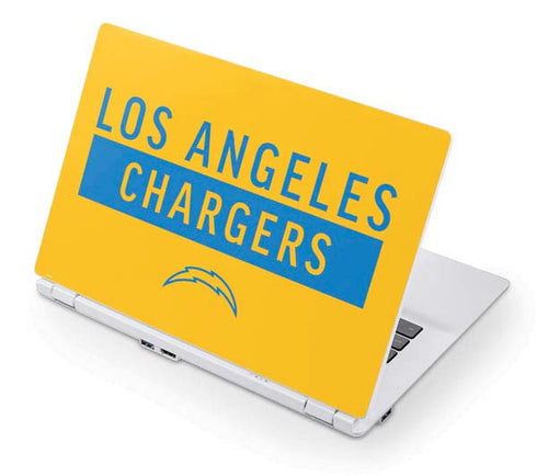 NFL Los Angeles Chargers Yellow Performance Series Acer Chromebook Skin