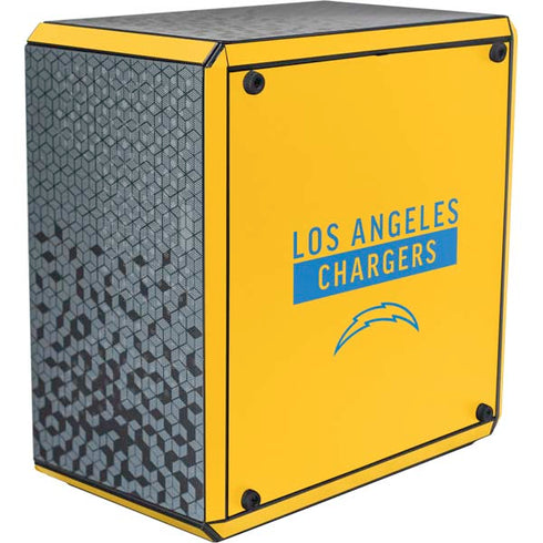 NFL Los Angeles Chargers Yellow Performance Series Cooler Master MasterBox Q300L Mini Tower Skin