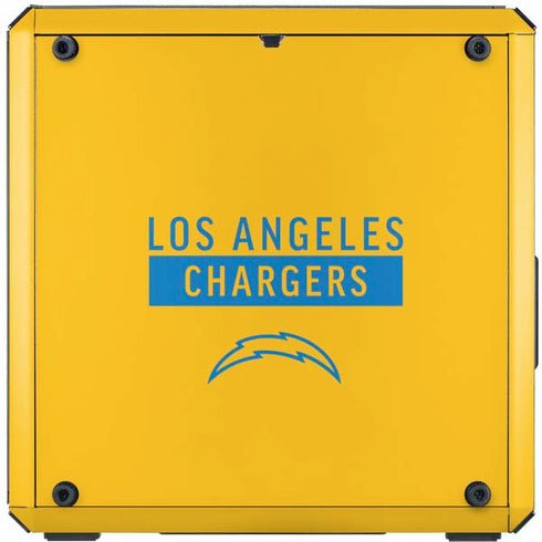 NFL Los Angeles Chargers Yellow Performance Series Cooler Master MasterBox Q300L Mini Tower Skin