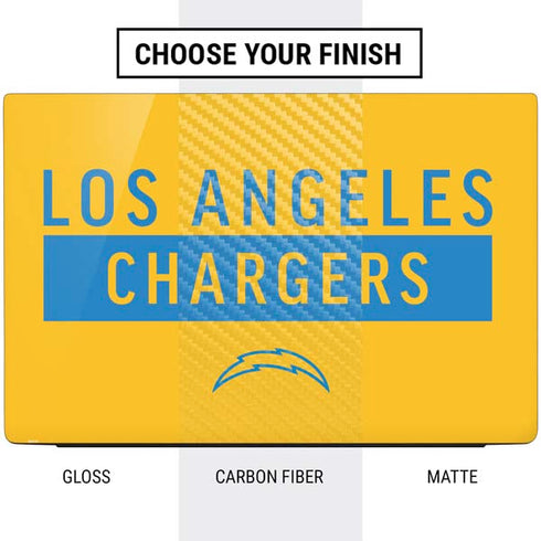 NFL Los Angeles Chargers Yellow Performance Series Dell Vostro Skin