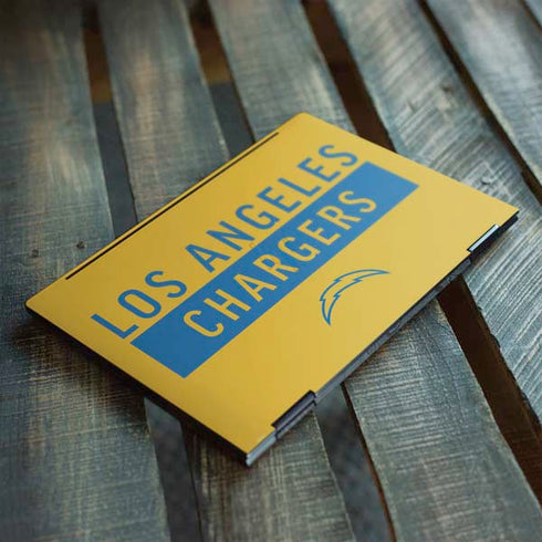 NFL Los Angeles Chargers Yellow Performance Series HP Envy Skin