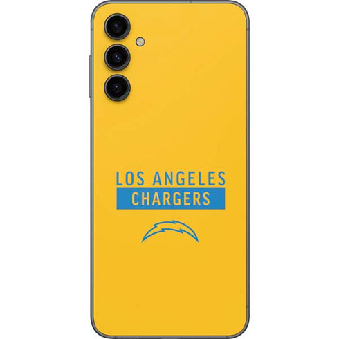 NFL Los Angeles Chargers Yellow Performance Series Galaxy A14 5G Skin
