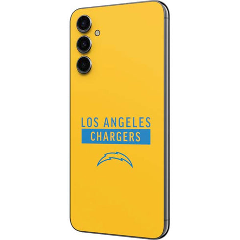NFL Los Angeles Chargers Yellow Performance Series Galaxy A14 5G Skin