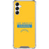 NFL Los Angeles Chargers Yellow Performance Series Galaxy A15 5G Clear Case