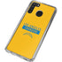 NFL Los Angeles Chargers Yellow Performance Series Galaxy A21 Clear Case
