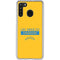 NFL Los Angeles Chargers Yellow Performance Series Galaxy A21 Clear Case
