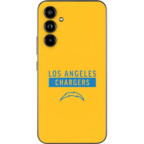 NFL Los Angeles Chargers Yellow Performance Series Galaxy A54 5G Skin