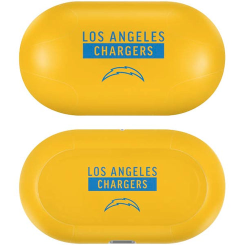 NFL Los Angeles Chargers Yellow Performance Series Galaxy Buds Plus Skin
