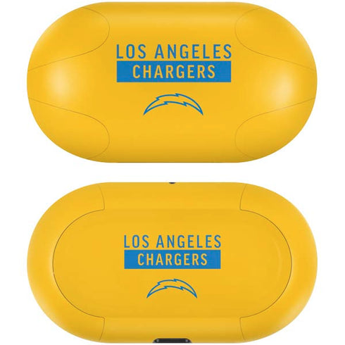 NFL Los Angeles Chargers Yellow Performance Series Galaxy Buds Skin
