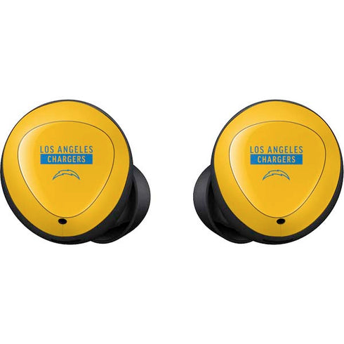 NFL Los Angeles Chargers Yellow Performance Series Galaxy Buds Skin