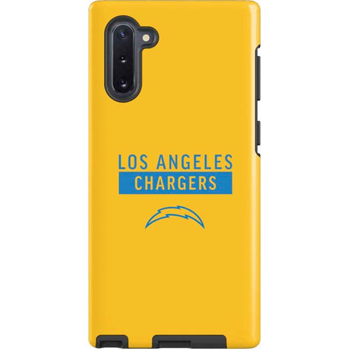 NFL Los Angeles Chargers Yellow Performance Series Galaxy Note 10 Pro Case