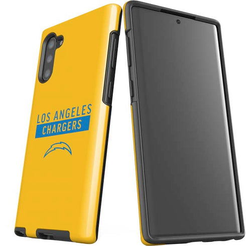 NFL Los Angeles Chargers Yellow Performance Series Galaxy Note 10 Pro Case