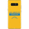 NFL Los Angeles Chargers Yellow Performance Series Galaxy Note 8 Skin