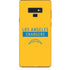 NFL Los Angeles Chargers Yellow Performance Series Galaxy Note 9 Skin
