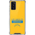 NFL Los Angeles Chargers Yellow Performance Series Galaxy Note20 5G Clear Case
