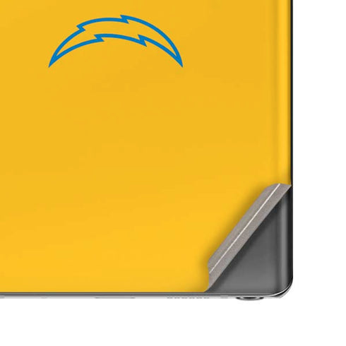 NFL Los Angeles Chargers Yellow Performance Series Galaxy Note20 5G Skin
