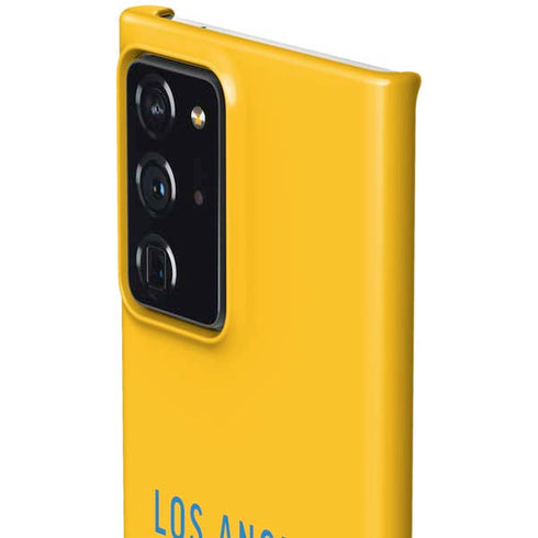 NFL Los Angeles Chargers Yellow Performance Series Galaxy Note20 Ultra 5G Lite Case