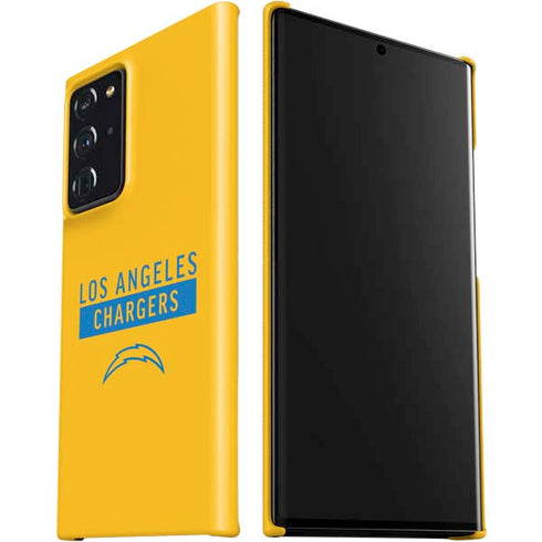 NFL Los Angeles Chargers Yellow Performance Series Galaxy Note20 Ultra 5G Lite Case