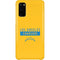 NFL Los Angeles Chargers Yellow Performance Series Galaxy S20 Lite Case