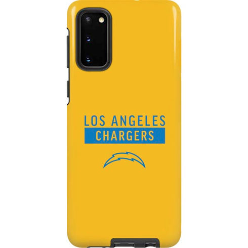 NFL Los Angeles Chargers Yellow Performance Series Galaxy S20 Pro Case