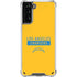 NFL Los Angeles Chargers Yellow Performance Series Galaxy S21 Plus 5G Clear Case