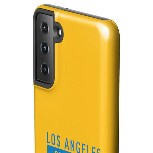 NFL Los Angeles Chargers Yellow Performance Series Galaxy S21 Plus 5G Pro Case