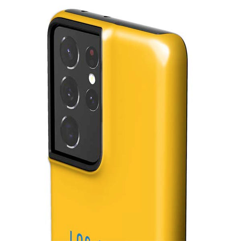 NFL Los Angeles Chargers Yellow Performance Series Galaxy S21 Ultra 5G Pro Case