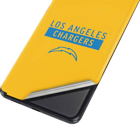 NFL Los Angeles Chargers Yellow Performance Series Galaxy S21 Ultra 5G Skin