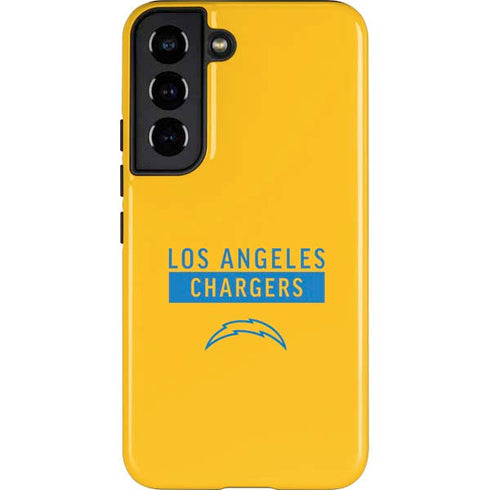 NFL Los Angeles Chargers Yellow Performance Series Galaxy S22 Pro Case