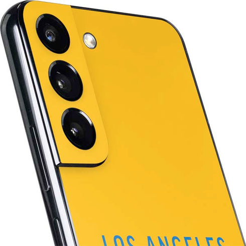 NFL Los Angeles Chargers Yellow Performance Series Galaxy S22 Skin