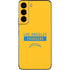 NFL Los Angeles Chargers Yellow Performance Series Galaxy S22 Skin