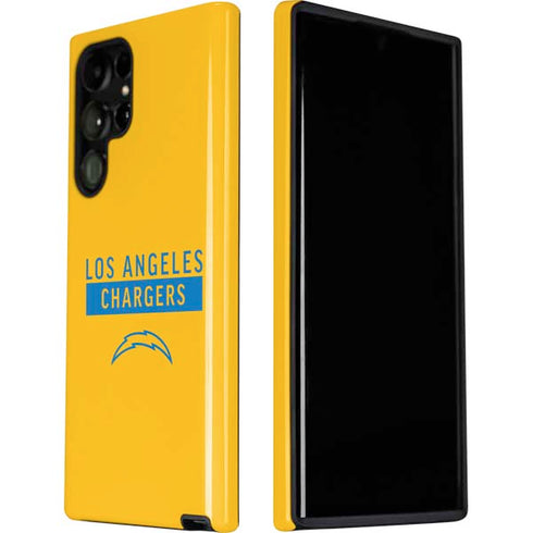 NFL Los Angeles Chargers Yellow Performance Series Galaxy S22 Ultra Pro Case