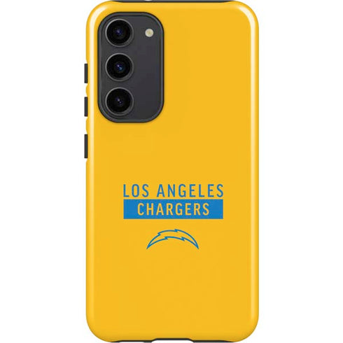 NFL Los Angeles Chargers Yellow Performance Series Galaxy S23 Plus Pro Case