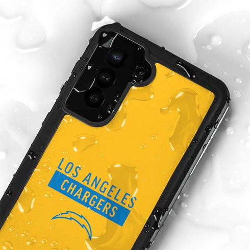 NFL Los Angeles Chargers Yellow Performance Series Galaxy S23 Plus Waterproof Case