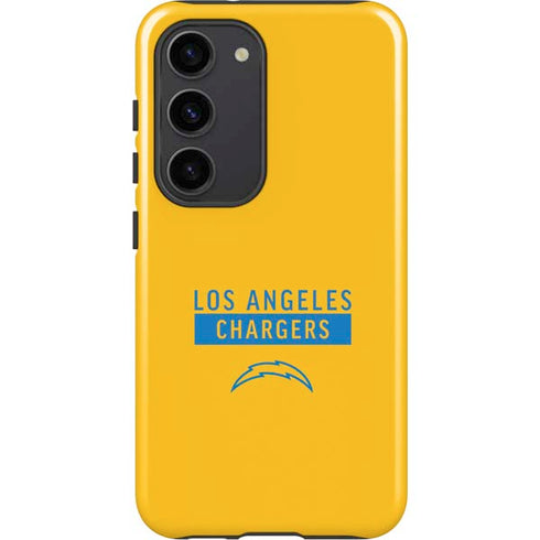 NFL Los Angeles Chargers Yellow Performance Series Galaxy S23 Pro Case