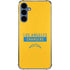 NFL Los Angeles Chargers Yellow Performance Series Galaxy S24 Clear Case