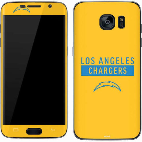NFL Los Angeles Chargers Yellow Performance Series Galaxy S7 Skin