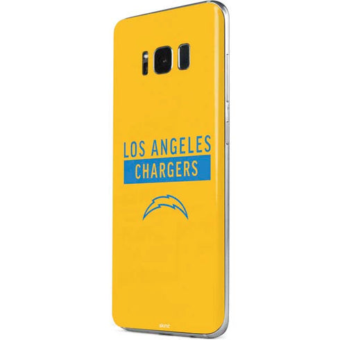 NFL Los Angeles Chargers Yellow Performance Series Galaxy S8 Plus Skin