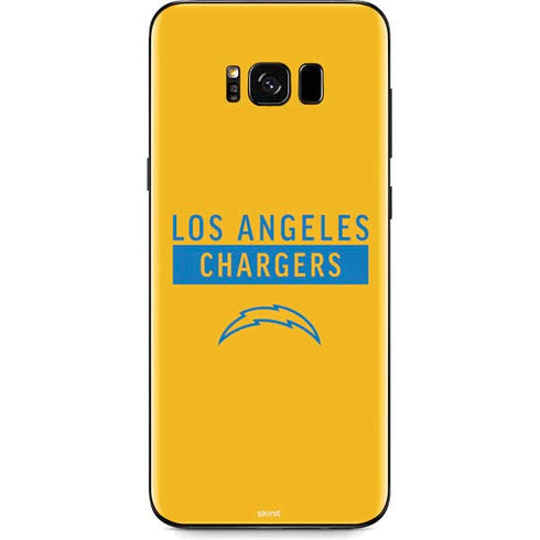NFL Los Angeles Chargers Yellow Performance Series Galaxy S8 Skin