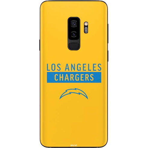 NFL Los Angeles Chargers Yellow Performance Series Galaxy S9 Plus Skin